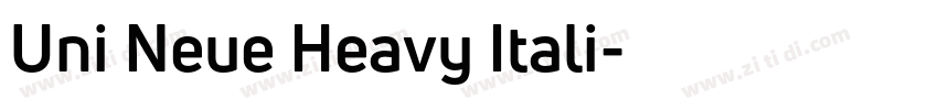Uni Neue Heavy Itali字体转换 Uni Neue Heavy Itali字体转换